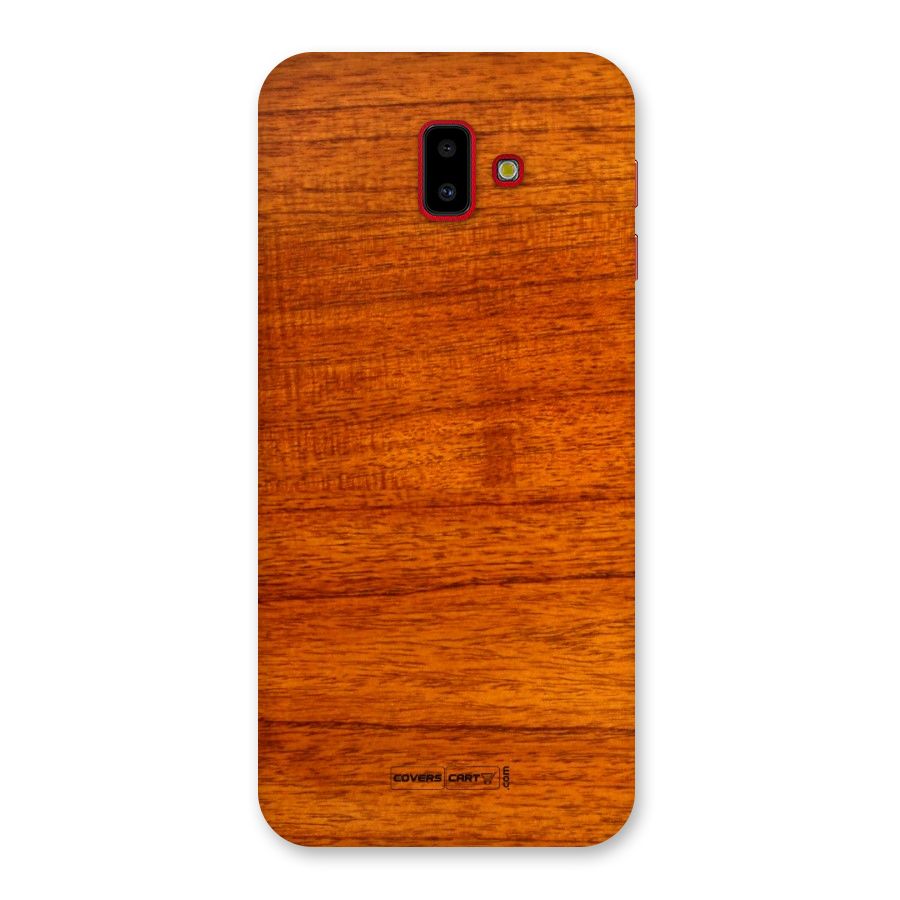 Wood Texture Design Back Case for Galaxy J6 Plus