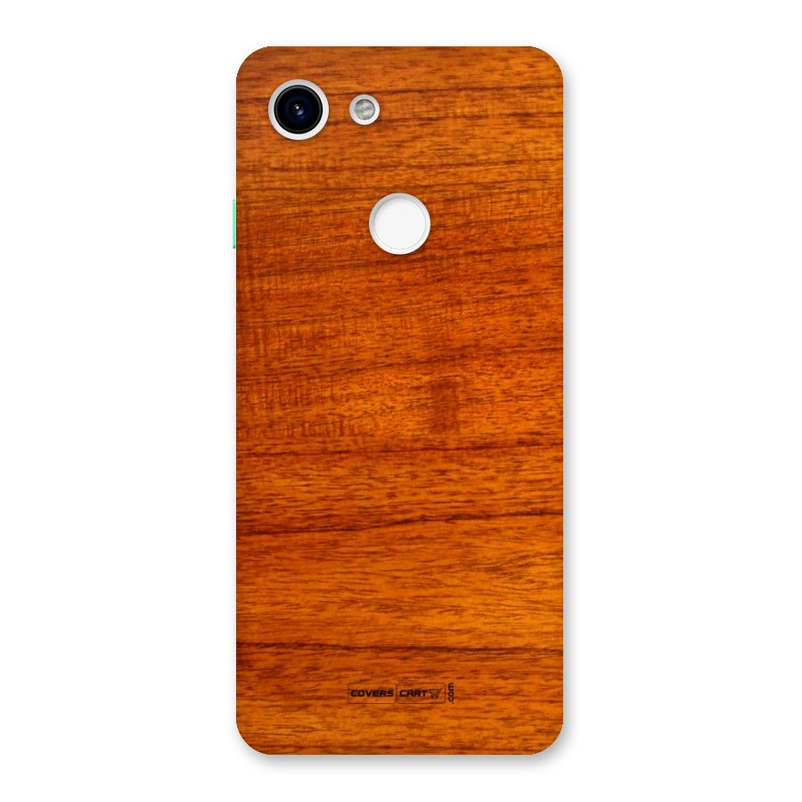 Wood Texture Design Back Case for Google Pixel 3