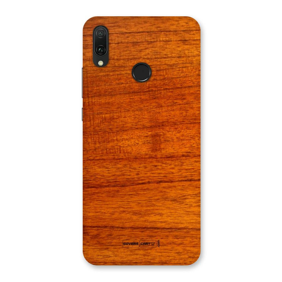 Wood Texture Design Back Case for Huawei Y9 (2019)
