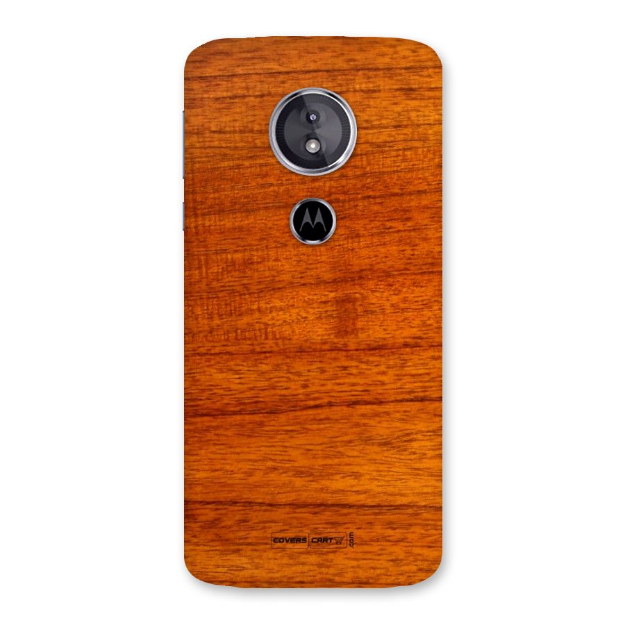 Wood Texture Design Back Case for Moto E5