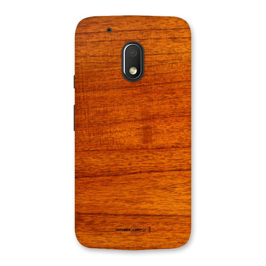 Wood Texture Design Back Case for Moto G4 Play