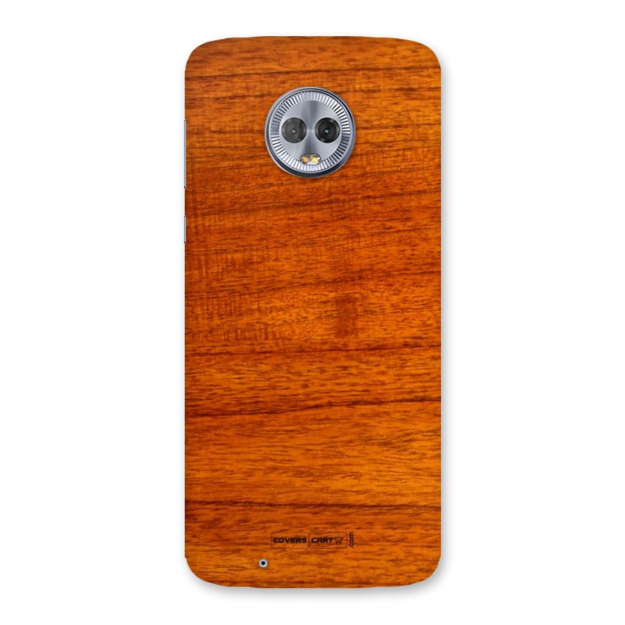 Wood Texture Design Back Case for Moto G6