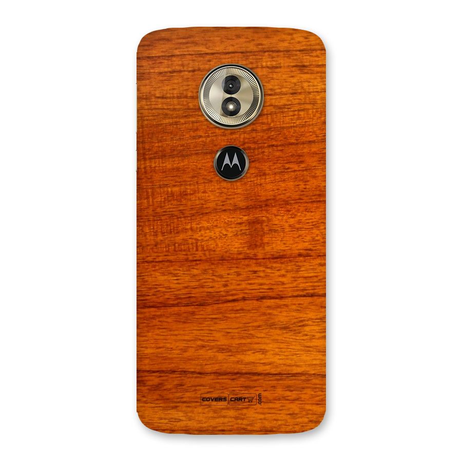 Wood Texture Design Back Case for Moto G6 Play
