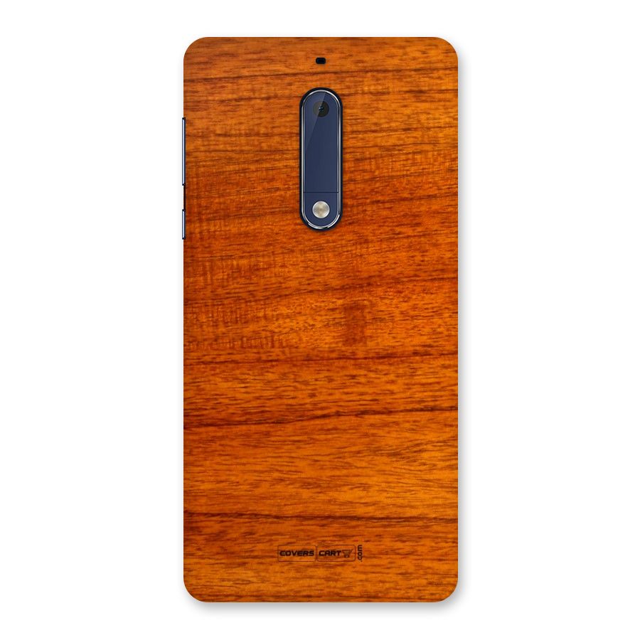 Wood Texture Design Back Case for Nokia 5