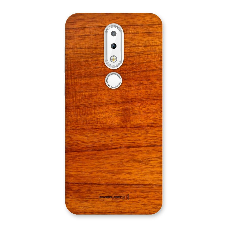 Wood Texture Design Back Case for Nokia 6.1 Plus