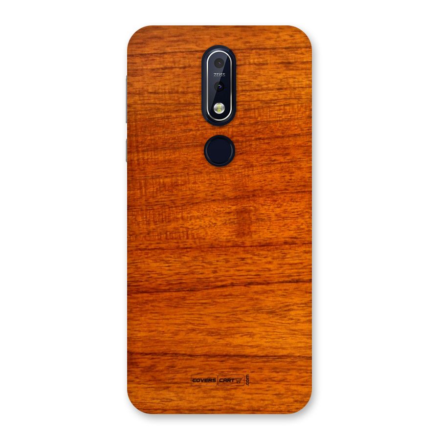 Wood Texture Design Back Case for Nokia 7.1