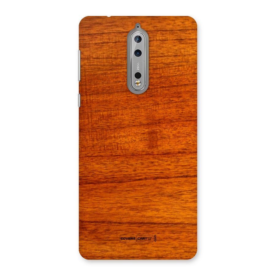 Wood Texture Design Back Case for Nokia 8