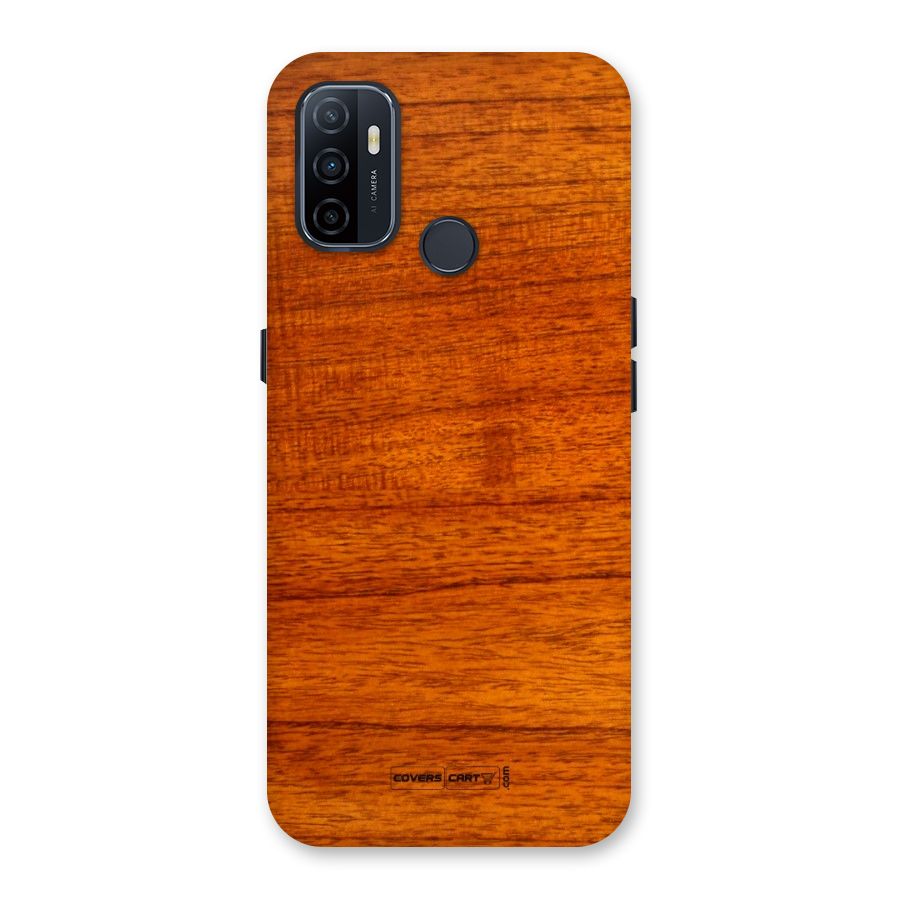 Wood Texture Design Back Case for Oppo A32
