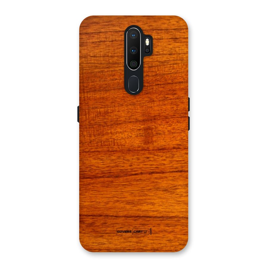 Wood Texture Design Back Case for Oppo A5 (2020)