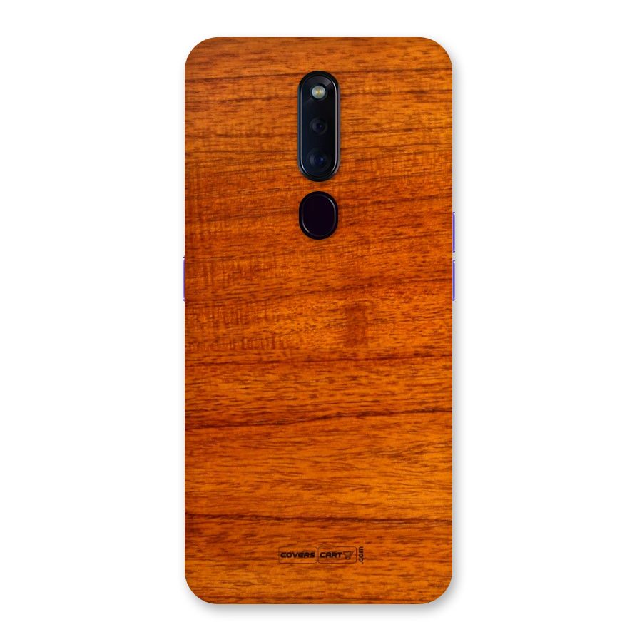 Wood Texture Design Back Case for Oppo F11 Pro