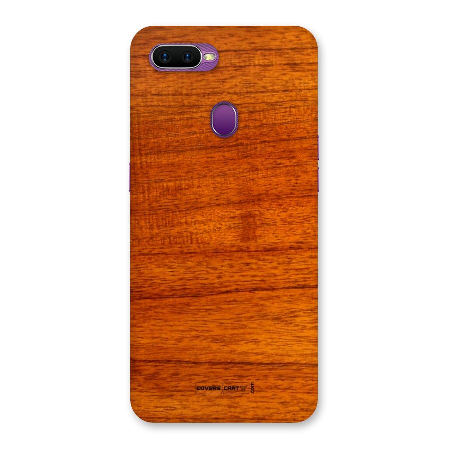 Wood Texture Design Back Case for Oppo F9