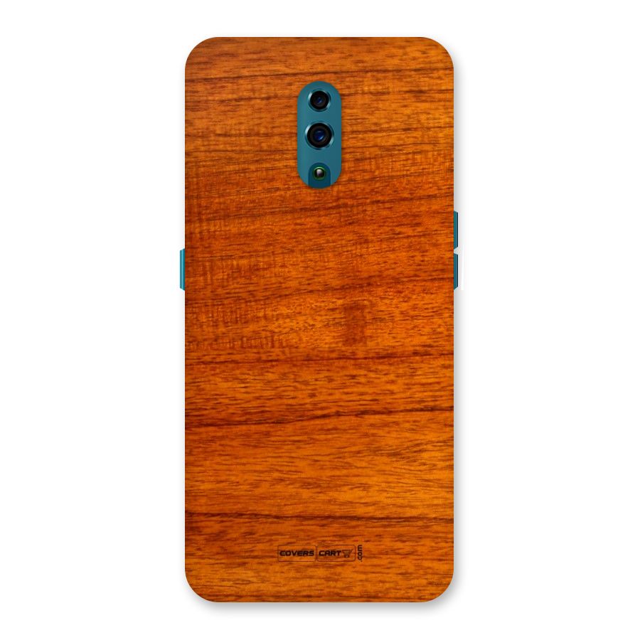 Wood Texture Design Back Case for Oppo Reno