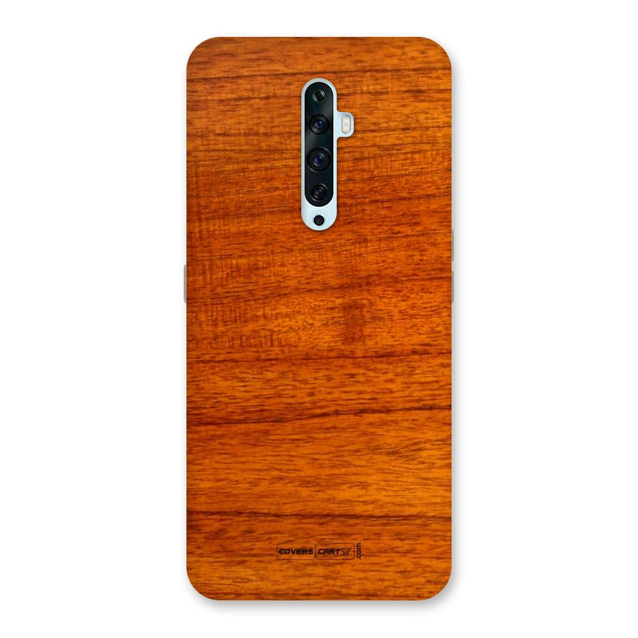Wood Texture Design Back Case for Oppo Reno2 F