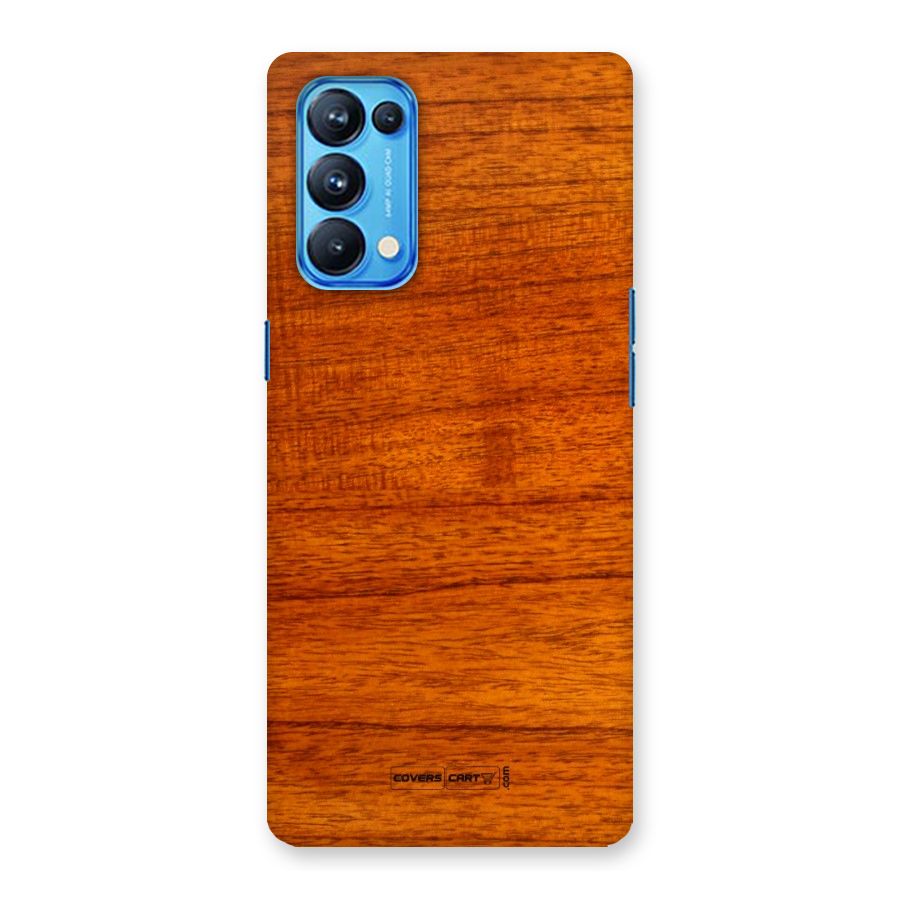 Wood Texture Design Back Case for Oppo Reno5 Pro 5G