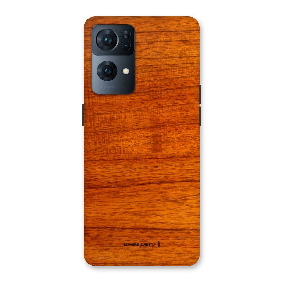 Wood Texture Design Back Case for Oppo Reno7 Pro 5G