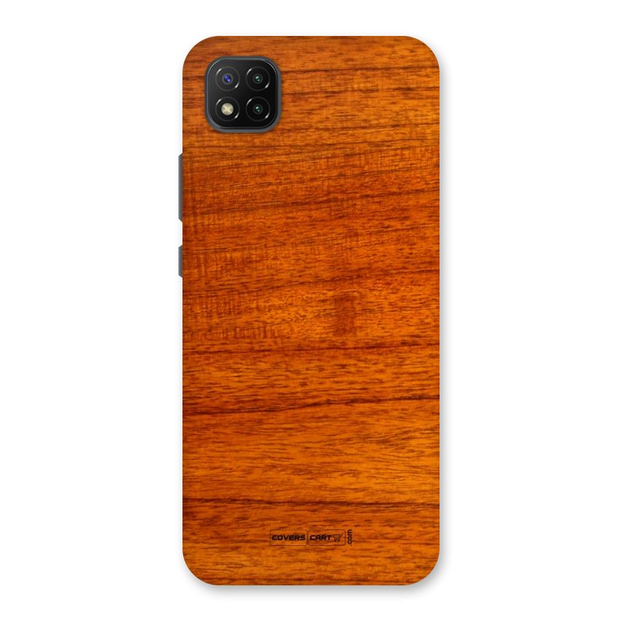 Wood Texture Design Back Case for Poco C3