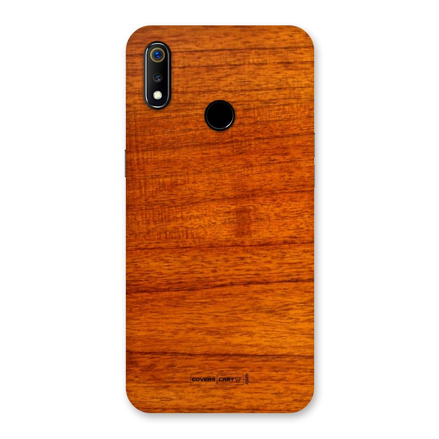 Wood Texture Design Back Case for Realme 3