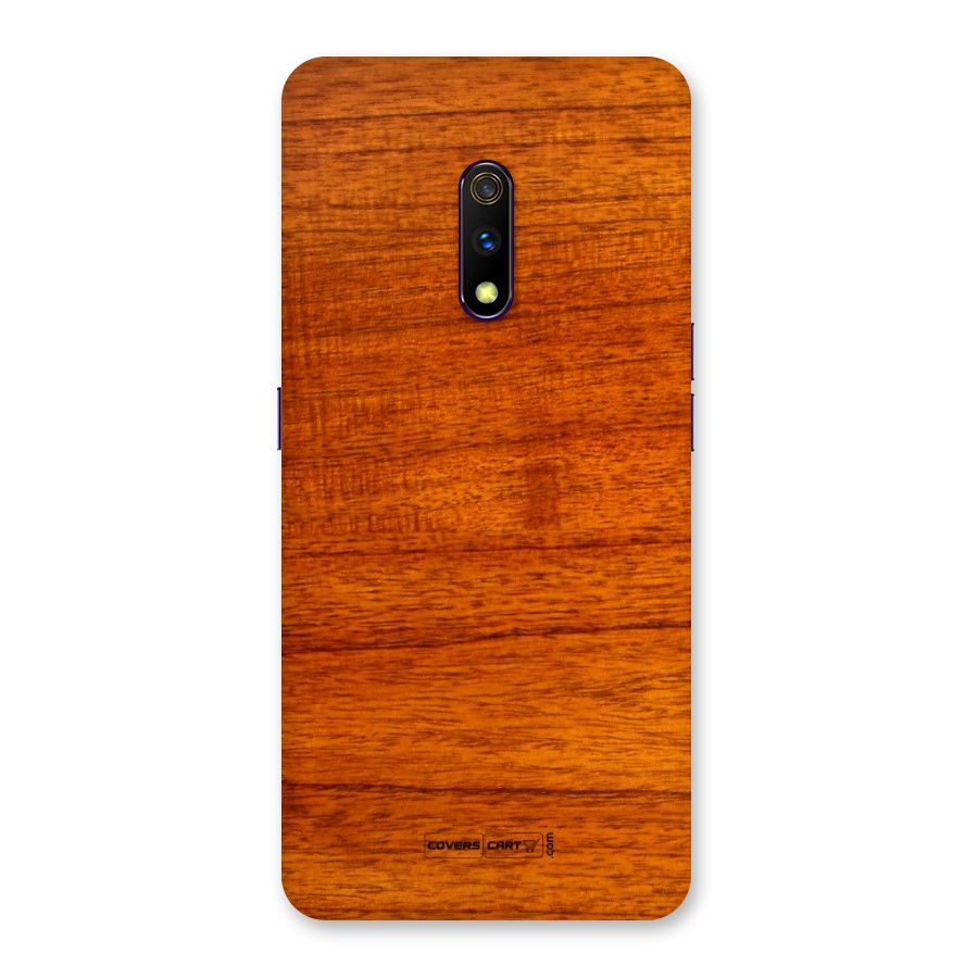 Wood Texture Design Back Case for Realme X