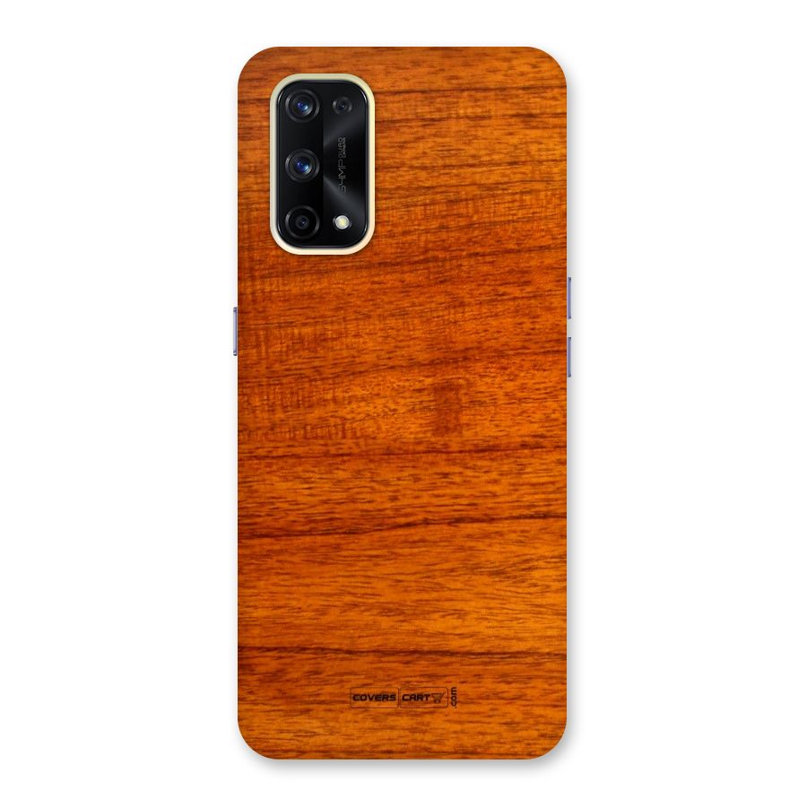 Wood Texture Design Glass Back Case for Realme X7 Pro