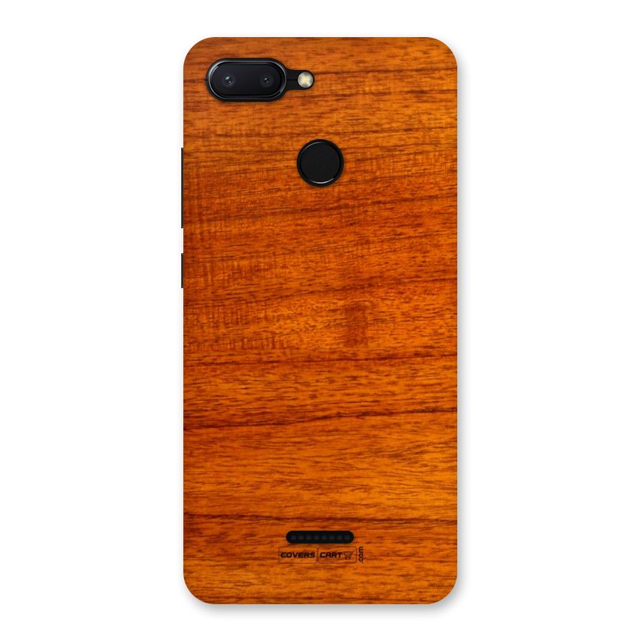 Wood Texture Design Back Case for Redmi 6