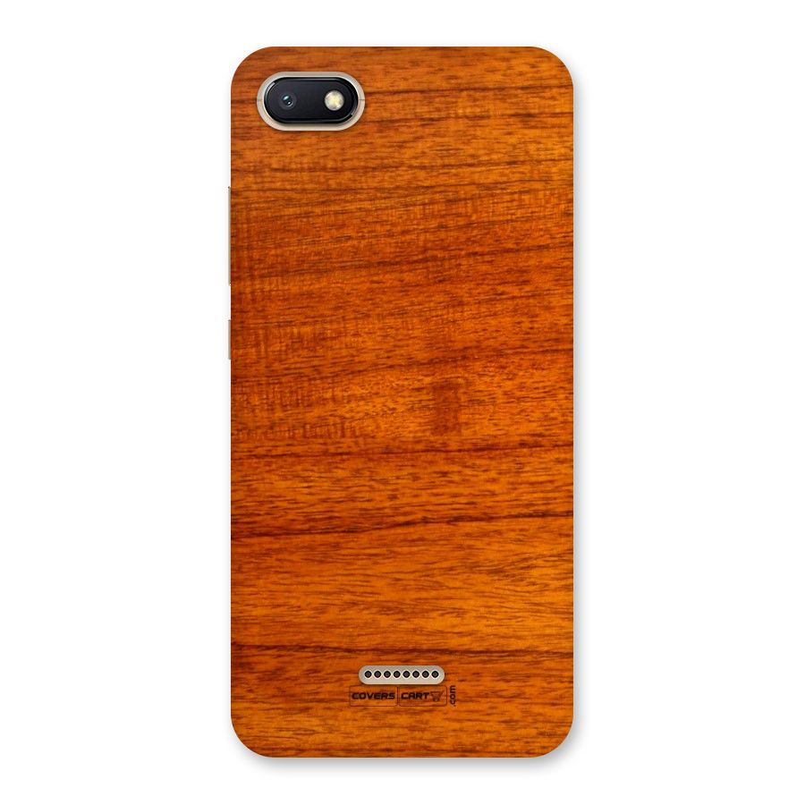 Wood Texture Design Back Case for Redmi 6A