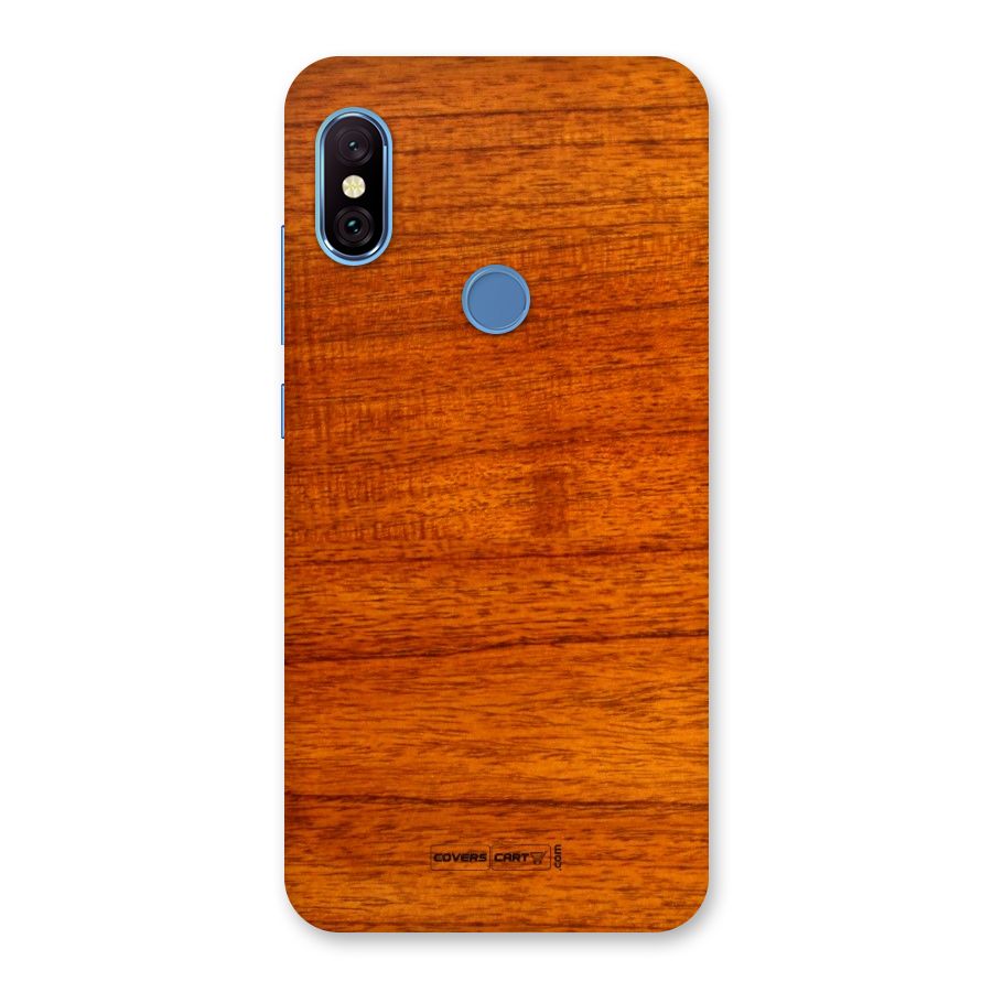 Wood Texture Design Back Case for Redmi Note 6 Pro