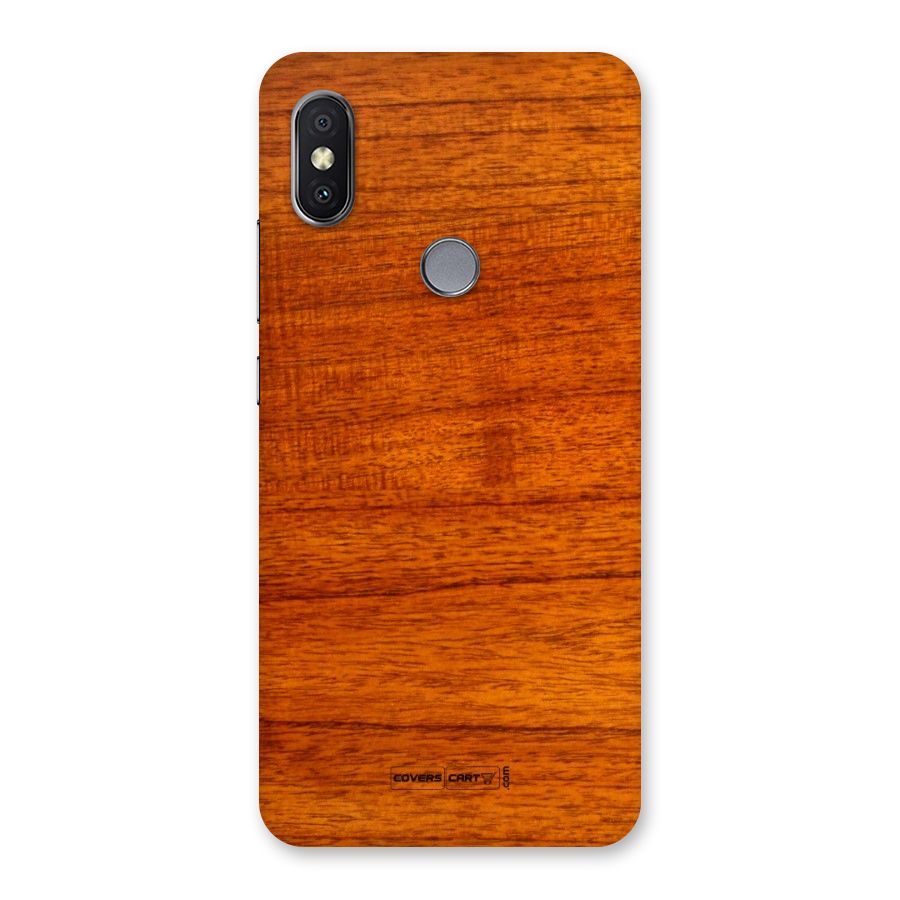 Wood Texture Design Back Case for Redmi Y2