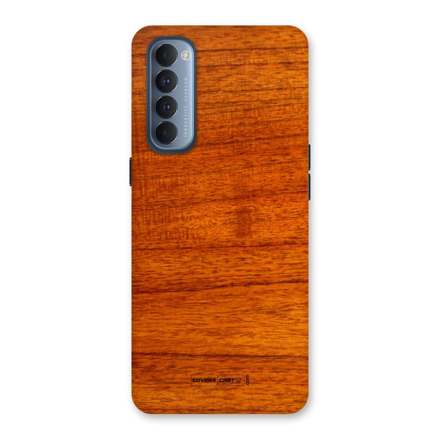 Wood Texture Design Back Case for Reno4 Pro