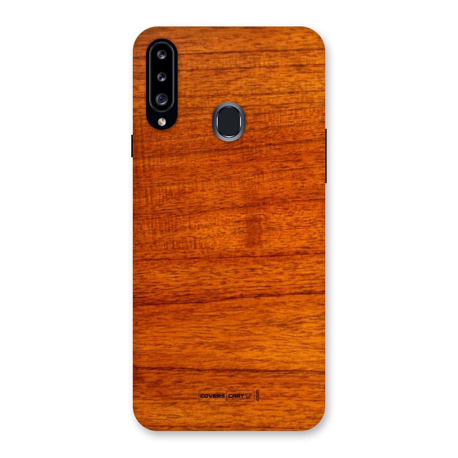 Wood Texture Design Back Case for Samsung Galaxy A20s