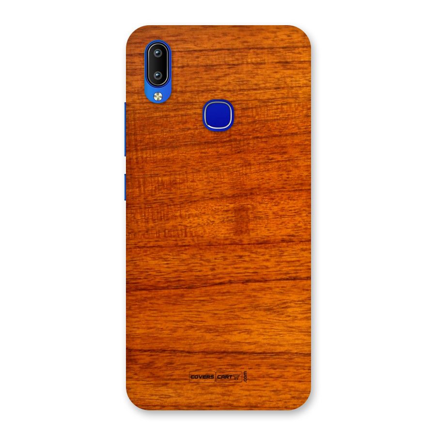 Wood Texture Design Back Case for Vivo Y91