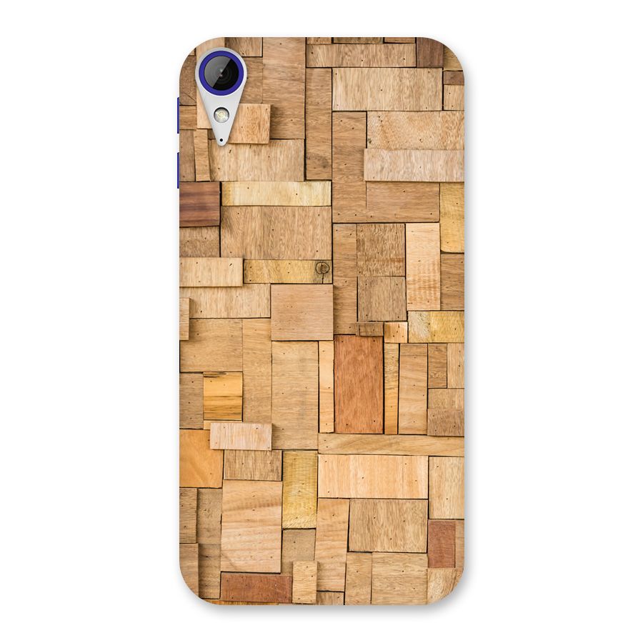 Wooden Blocks Back Case for Desire 830