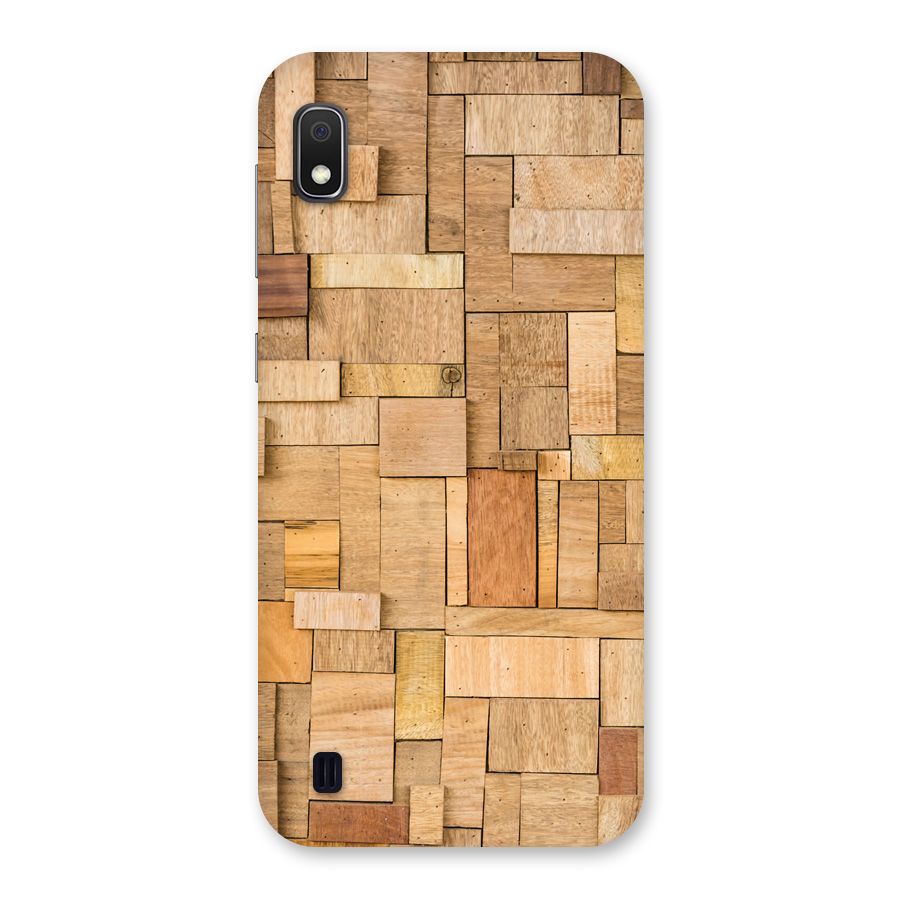 Wooden Blocks Back Case for Galaxy A10