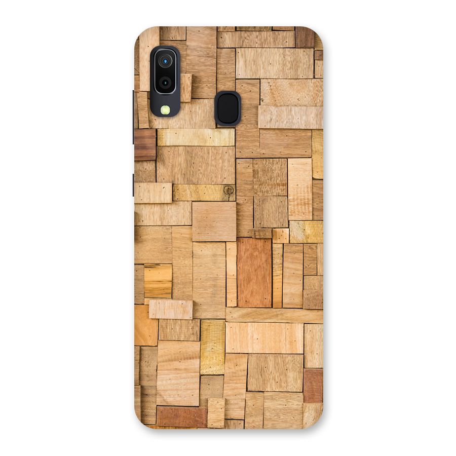 Wooden Blocks Back Case for Galaxy A30