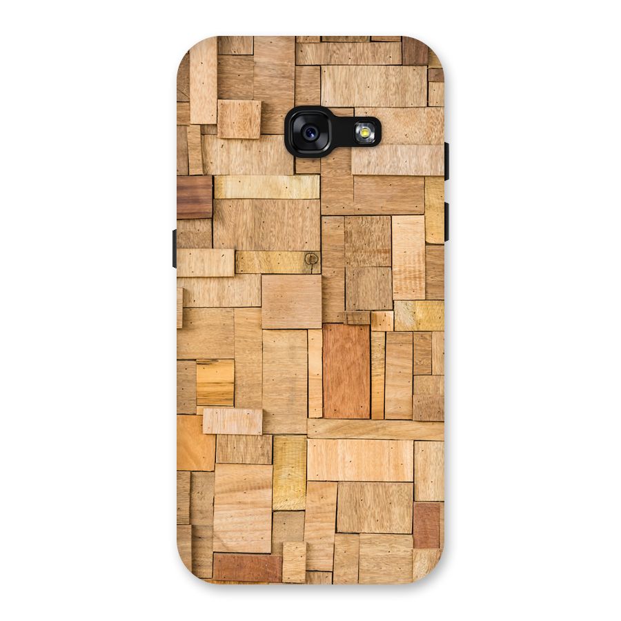 Wooden Blocks Back Case for Galaxy A3 (2017)