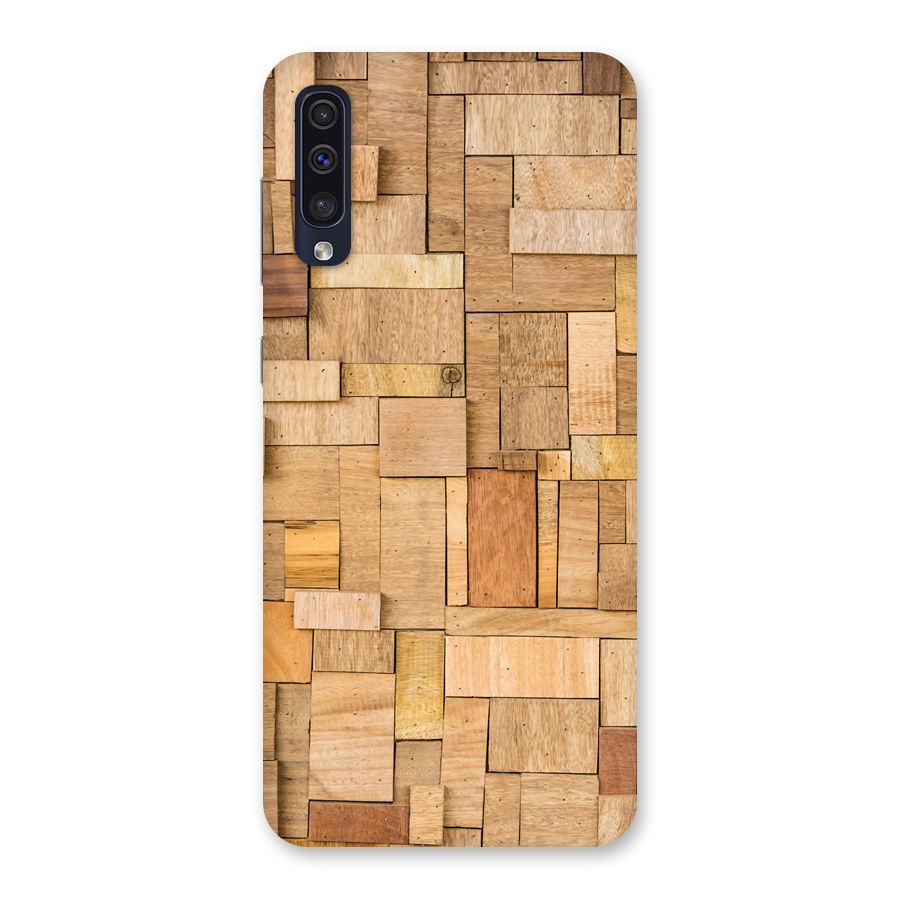 Wooden Blocks Back Case for Galaxy A50s