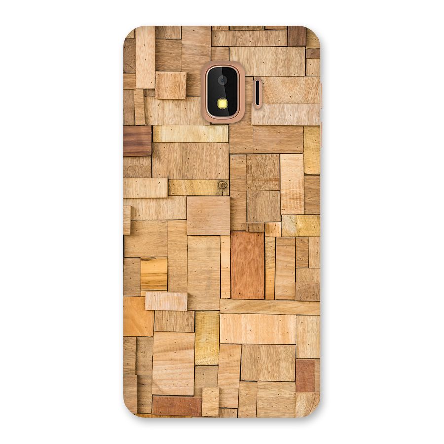 Wooden Blocks Back Case for Galaxy J2 Core