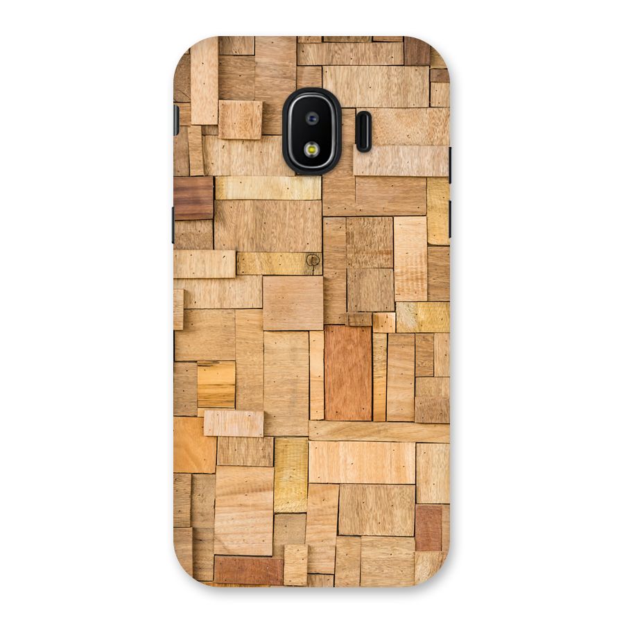 Wooden Blocks Back Case for Galaxy J2 Pro 2018