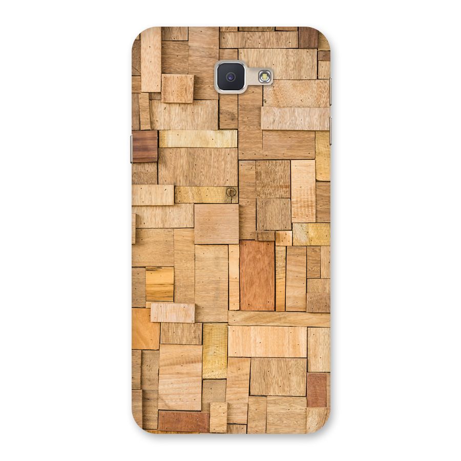 Wooden Blocks Back Case for Galaxy J5 Prime