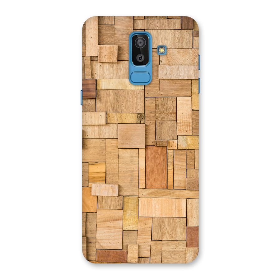 Wooden Blocks Back Case for Galaxy J8