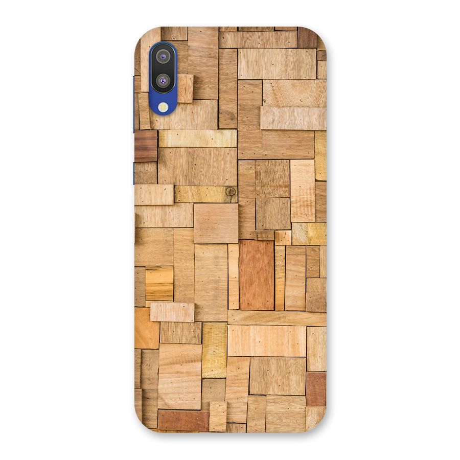 Wooden Blocks Back Case for Galaxy M10