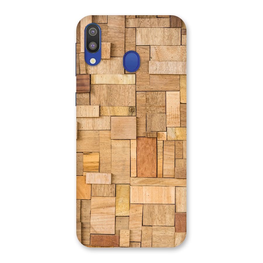 Wooden Blocks Back Case for Galaxy M20
