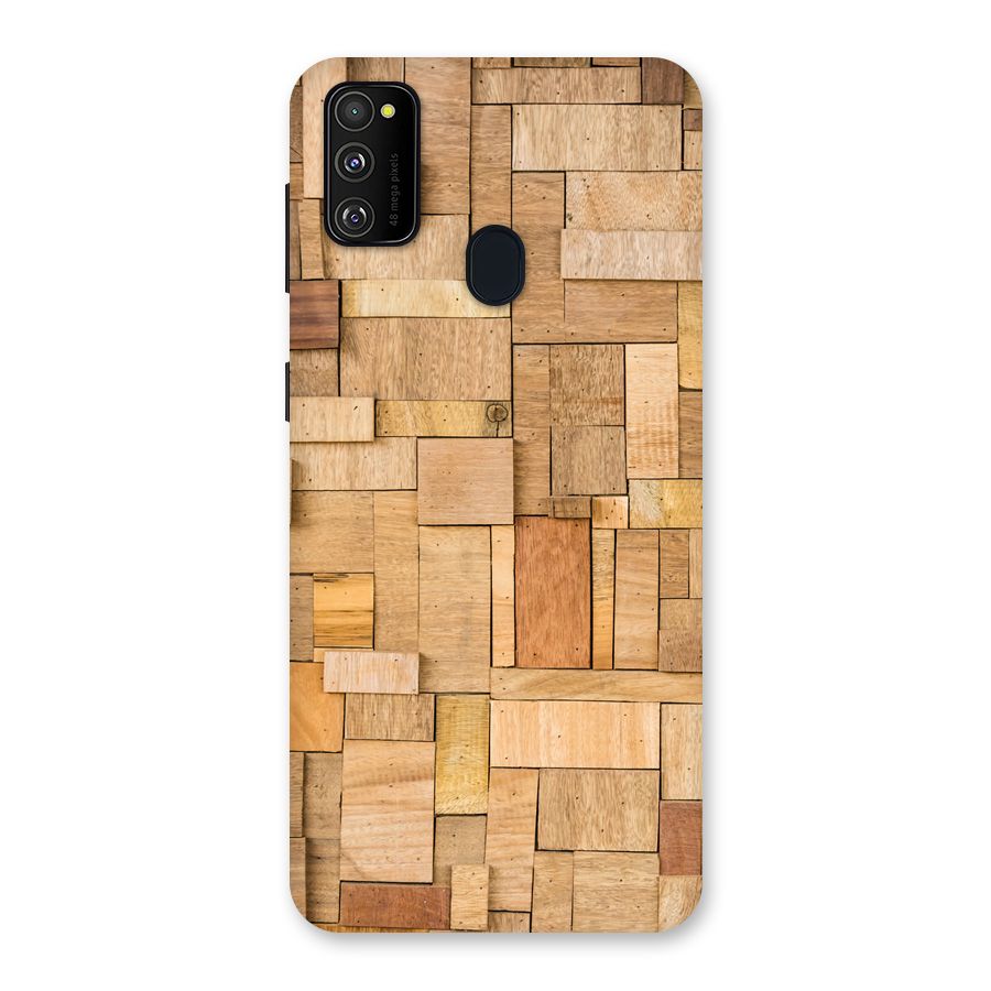 Wooden Blocks Back Case for Galaxy M30s