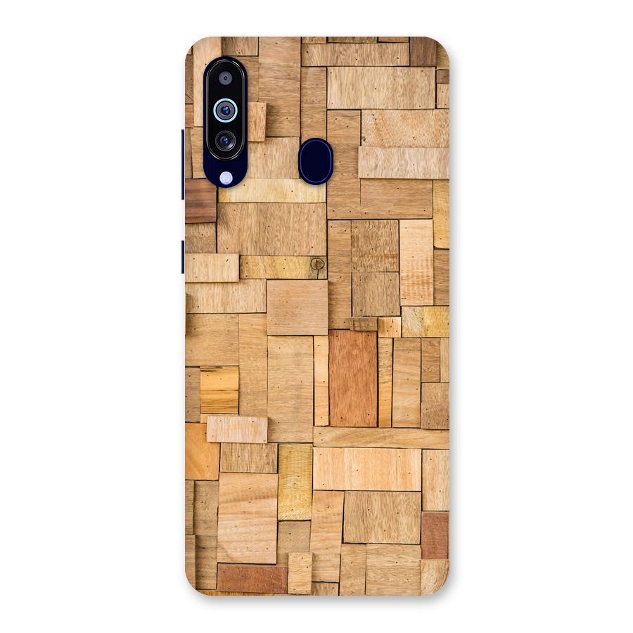 Wooden Blocks Back Case for Galaxy M40