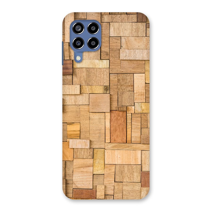 Wooden Blocks Back Case for Galaxy M53 5G