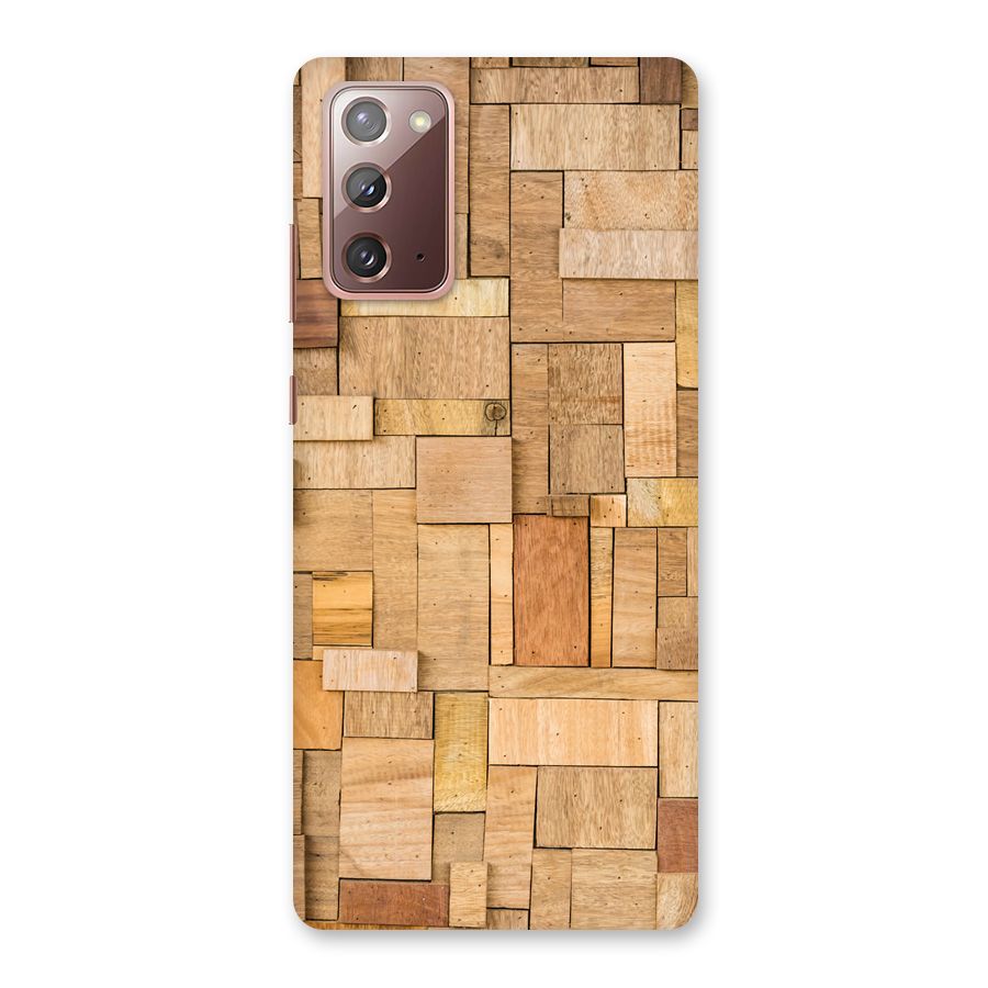 Wooden Blocks Back Case for Galaxy Note 20