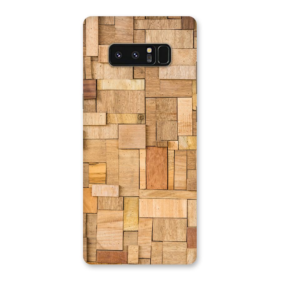 Wooden Blocks Back Case for Galaxy Note 8