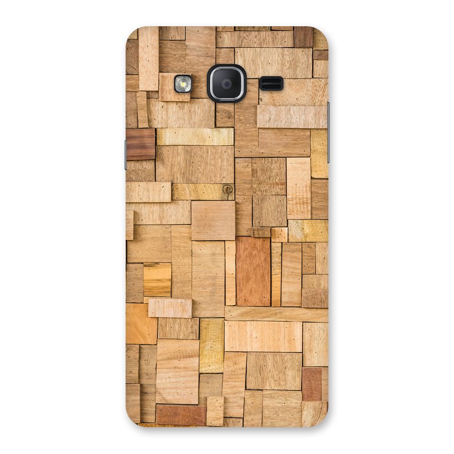 Wooden Blocks Back Case for Galaxy On7 2015