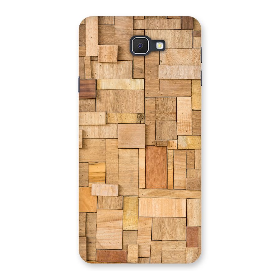 Wooden Blocks Back Case for Galaxy On7 2016