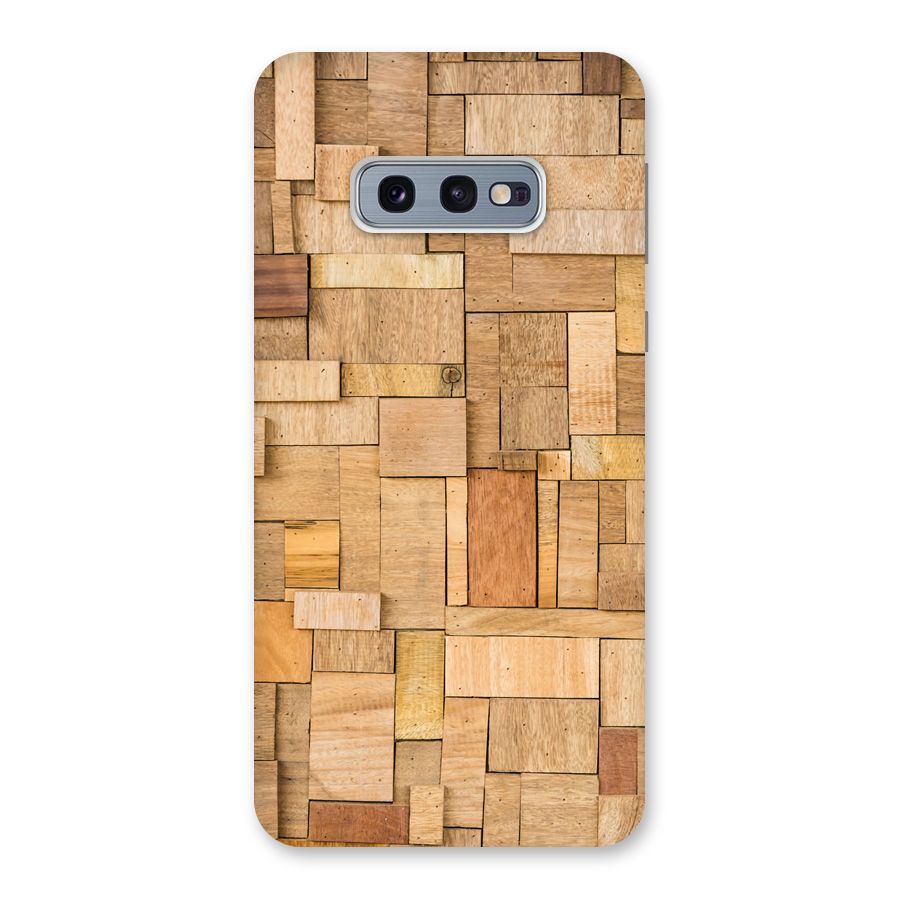 Wooden Blocks Back Case for Galaxy S10e