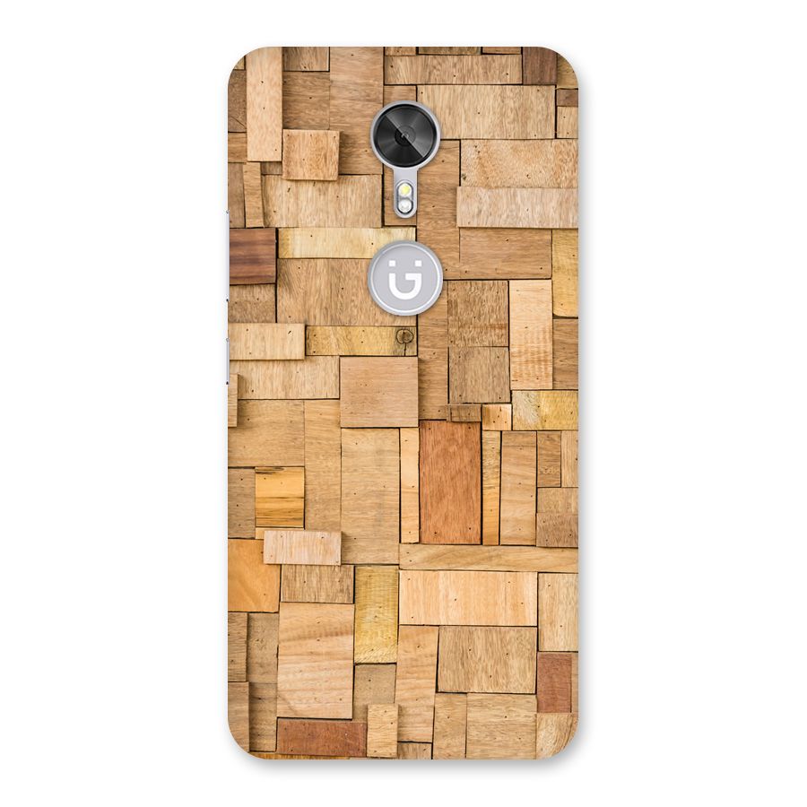 Wooden Blocks Back Case for Gionee A1